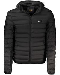 Roberto Cavalli - Black Polyester Men Jacket - Lyst