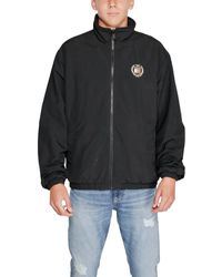 Tommy Hilfiger - Black Recycled Polyester Jacket - Lyst