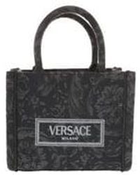 Versace - 's 'extra Small Athena' Shopping Bag Black - Lyst
