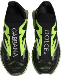Dolce & Gabbana - Sorrento Low Top Sneakers Shoes Polyester Viscose - Lyst