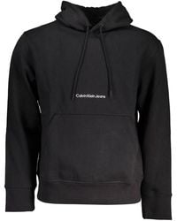 Calvin Klein - Black Cotton Men Sweater - Lyst