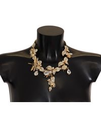 Dolce & Gabbana - Elegant Sicily Floral Bug Statement Necklace - Lyst