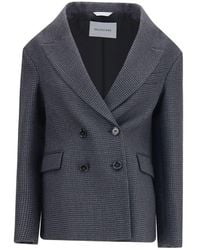 Balenciaga - Gray Wool Oves Aries Blazer - Lyst