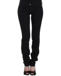 CoSTUME NATIONAL - Straight Leg Jeans Black Sig12469 - Lyst