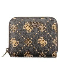 Guess - Marrone Poliuretano Wallet - Lyst