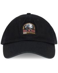 Parajumpers - Black Cotton Cap (baseball Hat) - Lyst