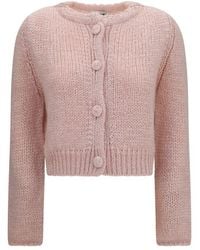 forte_forte - Multicolor Silk Cardigan - Lyst