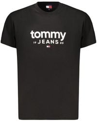 Tommy Hilfiger - Black Cotton Mens T - Lyst