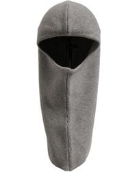 Dolce & Gabbana - Wool Ribbed Knit Balaclava Wrap Hat - Lyst