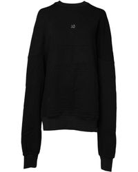 Dolce & Gabbana - Black Cotton Crew Neck Sweatshirt Sweater - Lyst