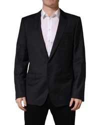 Dolce & Gabbana - Wool Slim Fit Coat Jacket Blazer Virgin Clothing - Lyst