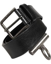 Dolce & Gabbana - Leather Belt Metal Buckle - Lyst
