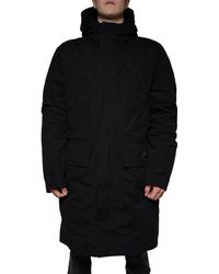 Dolce & Gabbana - Hooded Parka Cotton Trench Coat Jacket - Lyst