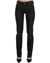 John Galliano - Mid Waist Slim Fit Corduroy Denim Casual Pants - Lyst