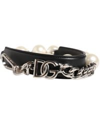 Dolce & Gabbana - Leather Chain Bag Accessory Shoulder Strap - Lyst