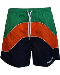DSquared² - Dsqua² Logo Print Beachwear Swimwear Short - Lyst