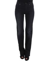 Ermanno Scervino - Cotton Blend Slim Fit Bootcut Jeans - Lyst