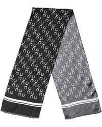 Dolce & Gabbana - Horseshoe Silk Neck Foulard 136Cm X 23Cm Scarf - Lyst