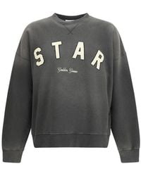 Golden Goose - Gray Cotton Sweatshirt - Lyst
