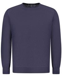 Guess - Blue Wool Men Sweater - Lyst