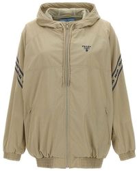 Prada - Logo Jacket - Lyst