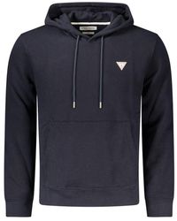 Guess - Blue Cotton Sweater - Lyst
