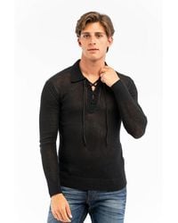 Bikkembergs - Black Cotton Polo Shirt - Lyst