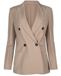 Brunello Cucinelli - Wool Jacket - Lyst