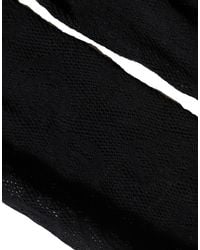 Dolce & Gabbana - Black All Over Print Sheer Stretch Tights Socks - Lyst