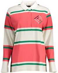 GANT - Pink Cotton Polo Shirt - Lyst