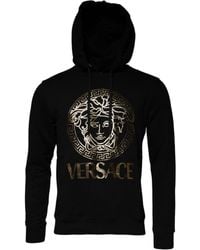 Versace - Medusa Cotton Hoodie Pullover Sweatshirt Sweater Clothing - Lyst