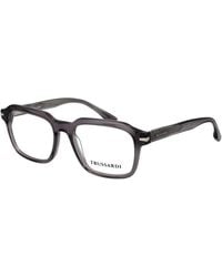 Trussardi - Gray Acetate Glasses (frames) - Lyst