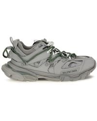 Balenciaga - Gray Polyethylene Athletic Sneakers - Lyst