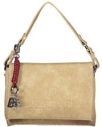 Desigual - Polyurethane Bag With Removable Strap And Compartments - Lyst