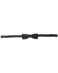 Dolce & Gabbana - Polka Dot Silk Adjustable Neck Papillon Bow Tie - Lyst