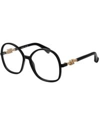Max Mara - Black Plastic Glasses (frames) - Lyst