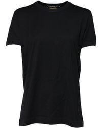 Dolce & Gabbana - Round Neck Short Sleeve Tee - Lyst