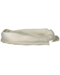Guess - White Viscose Scarf - Lyst