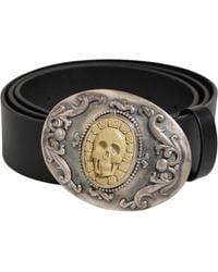 Dolce & Gabbana - Skull Buckle Belt - Lyst