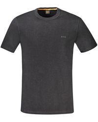 BOSS - Cotton T-Shirt - Lyst
