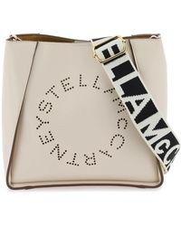 Stella McCartney - Tella Mccartney Crossbody Bag With Perforated Stella Logo - Lyst