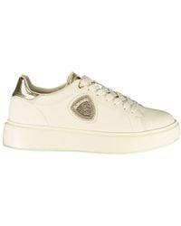 Blauer - Beige Leather 's Sneaker - Lyst