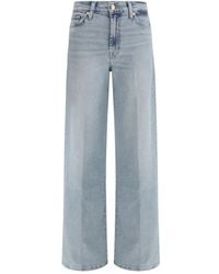 7FOR - Cotton Relaxed Fit Jeans - Lyst