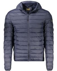 Roberto Cavalli - Blu Polyester Jacket - Lyst
