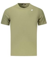 K-Way - Green Cotton Men's T-shirt - S - Lyst