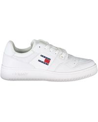 Tommy Hilfiger - Classic Lace-Up Sneakers With Contrast Accents - Lyst