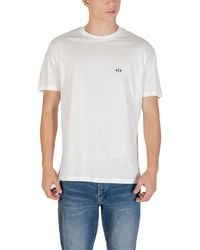 ARMANI EXCHANGE - Cotton T-Shirt - Lyst