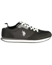 U.S. POLO ASSN. - Black Polyurethane Men's Sneaker - Lyst