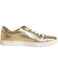 Dolce & Gabbana - Leather Lowtop Sneakers - Lyst
