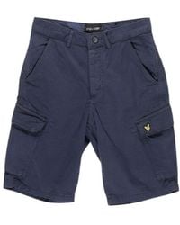 Lyle & Scott - Blue Cotton Short - Lyst